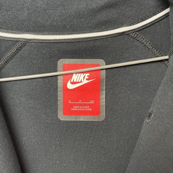 Nike Sportswear Tech Fleece Moto Cape Jacket Women's Size S Black 642688-011 - Picture 9 of 16